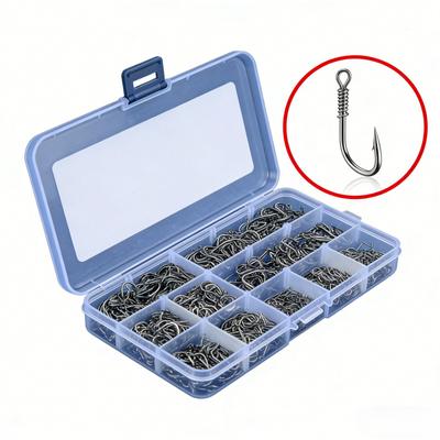 Sharp Carbon Steel Fishing Hook with Barbed3-12Multiple Specifications50-1600Lure Fishing Set for Sea Fishing