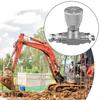 Hydraulisches Steuerventil für Baggeranbaugeräte Reparatur, Silberfarbe.