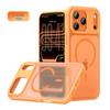 iPhone 17 Pro Magnetic Skin-Feel Case with Rotating Stand & Anti-Drop Protection (Compatible with Apple 16/15 Pro)