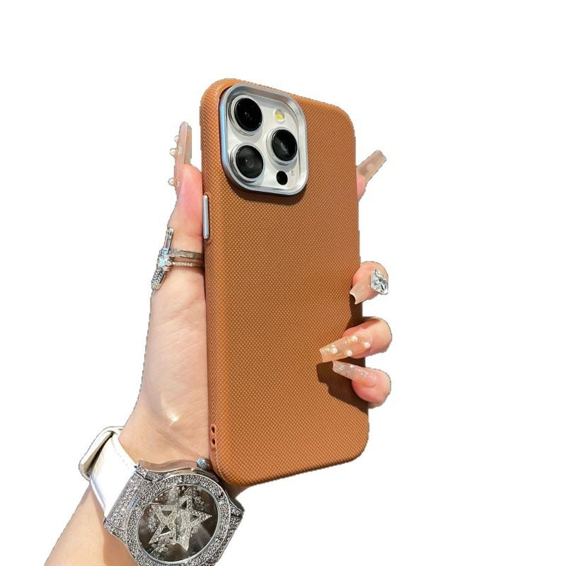 Cross Grid Pattern Suitable IPhone 17 Promax Phone Case Apple 16PM New Anti Drop 15PM Protective