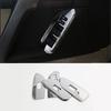 For Toyota Land Cruiser Prado FJ150 2010-2017 Accessories Car Window Glass button lifting switch Sticker Cover Silver/Wood Grain