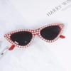 JYL Triangle Cat Eye Sunglasses Women PC Frame Resin Lens Travel / aspicE