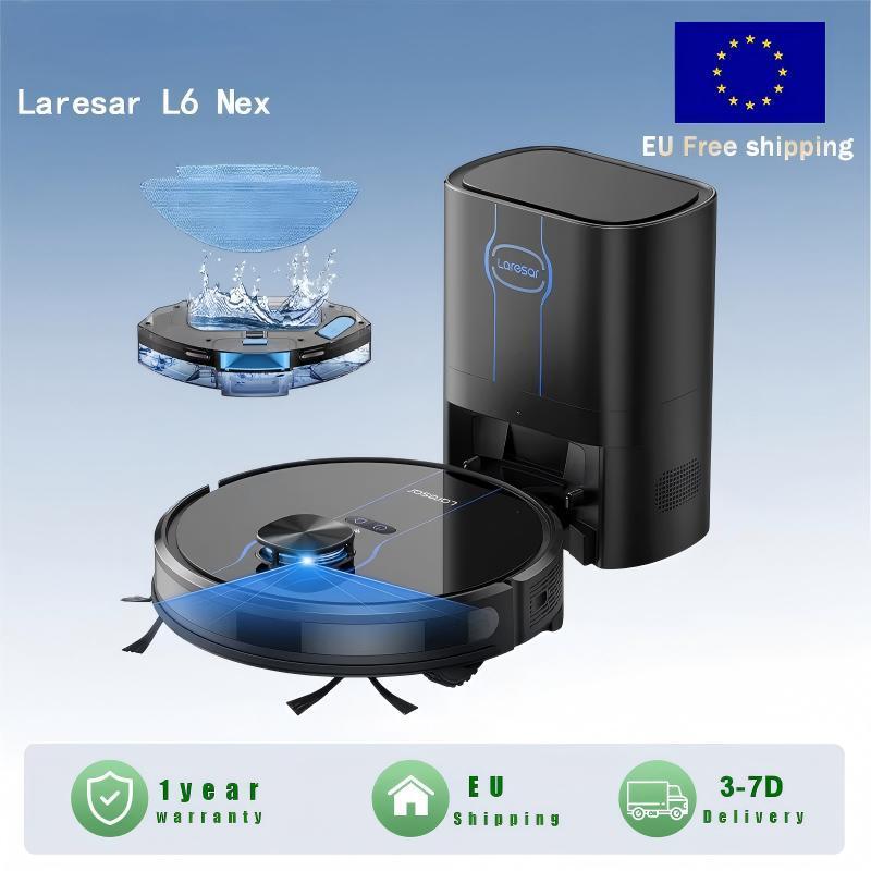 L6 Nex zametací robot s sacím výkonom 3500Pa samonabíjací vysávač vysoko výkonný navigačný robot LiDAR domáci zametací vysávač