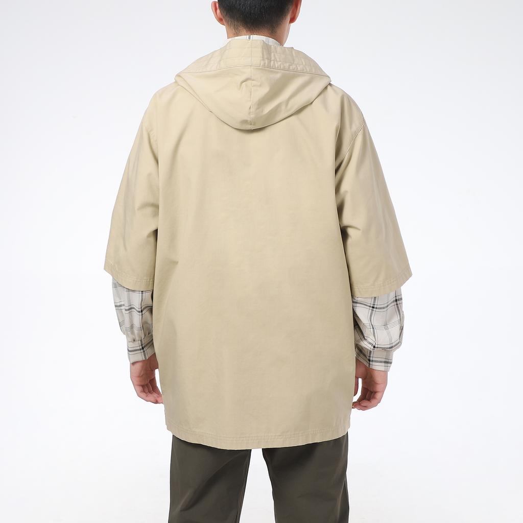 Puma Sporty Casual Hooded Short Sleeve Jacket Men Tops Khaki 533733-12