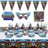Avengers Tableware Set: Bunting, Cups, Plates, Masks, Cutlery, and Gifts for Indoor Parties
