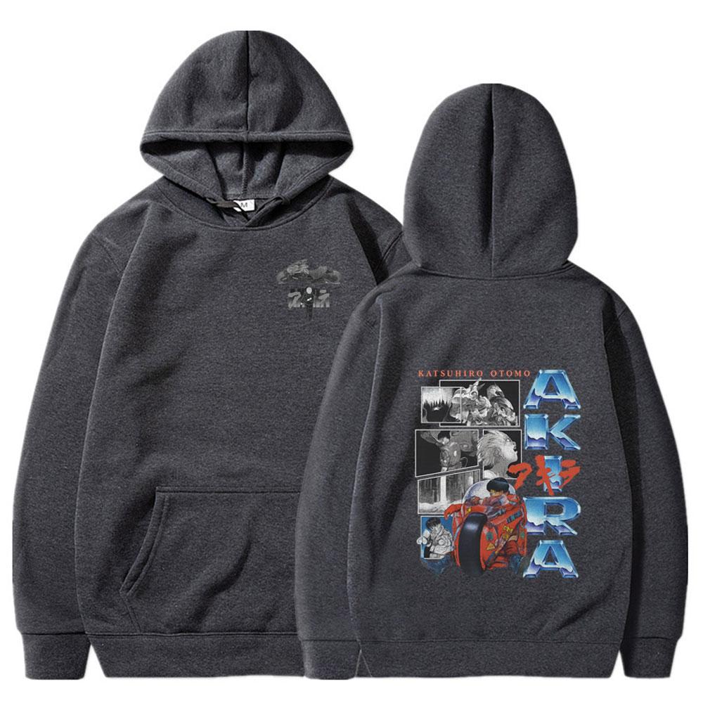 Neo Tokyo Anime Akira Winter Hoodies Science Fiction Cartoon Movie Shotaro Kaneda Couple Sweatshirts Men Women Casual Pullovers