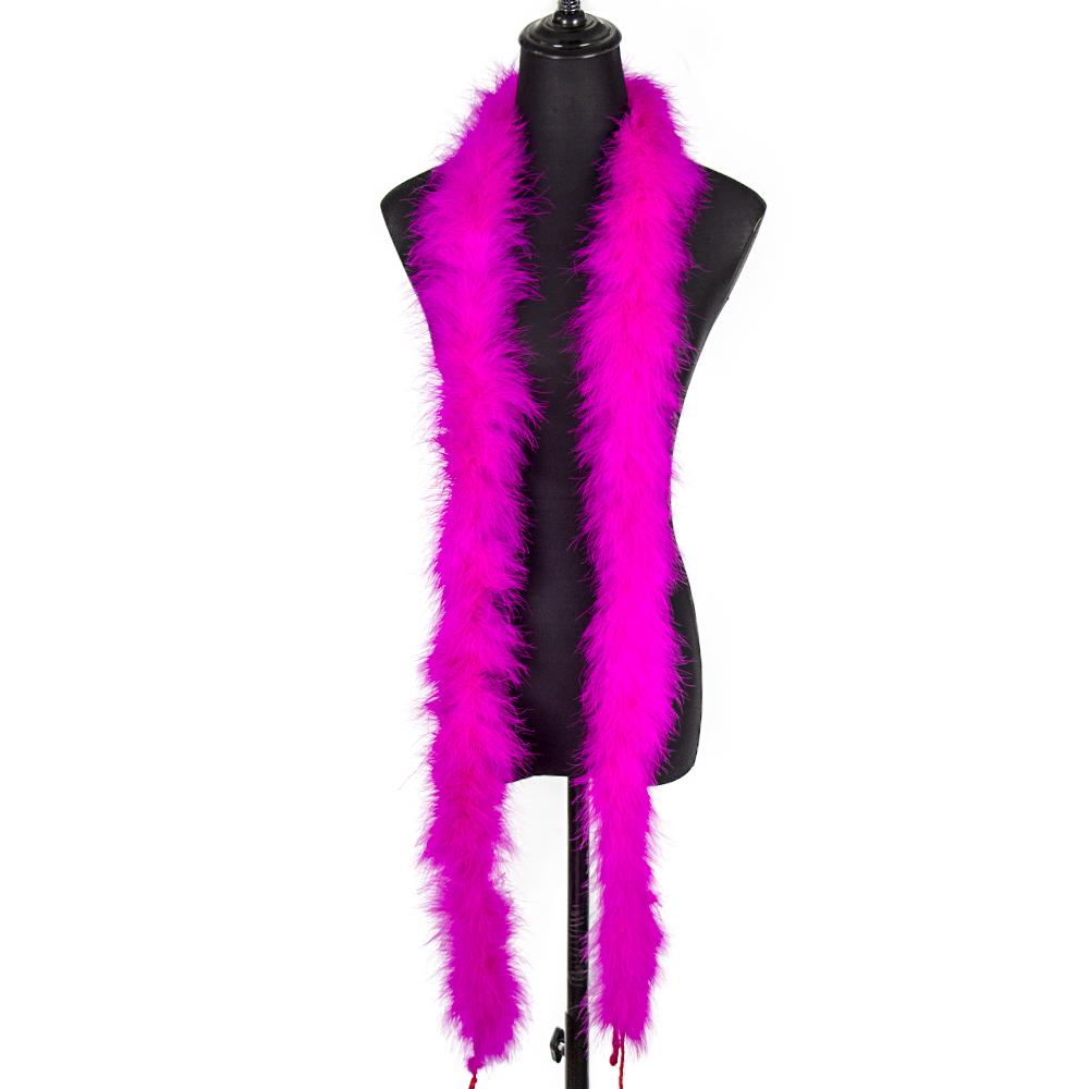 DIY Flauschige 22G Marabou Federboa 2 Meter für Schmuck Basteln Hochzeitsfeier Kleid Dekoration Bühnenrequisiten Truthahnfeder Schal