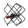 Elegant Checkered Red Wine Rack Ornament for Living Room Cabinet Storage