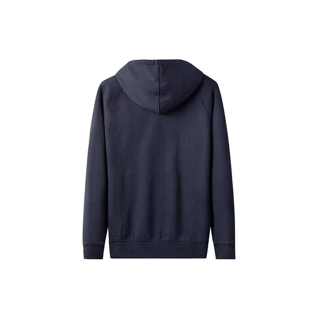 Timberland Logo Print Drawstring Hoodie Men Hoodies Blue A69WN-433