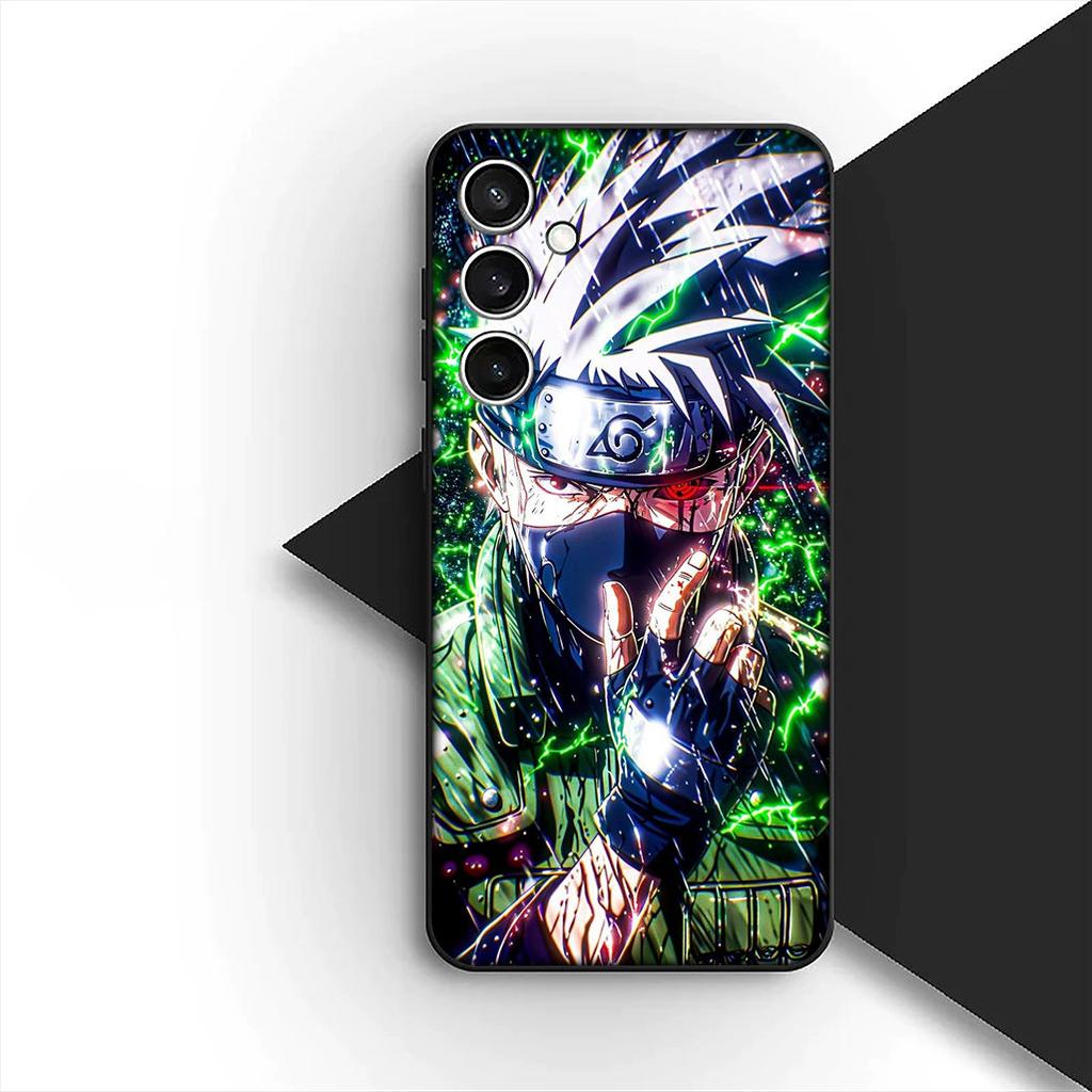 Cover Morbida per Samsung Galaxy S24 S25 S23 FE Ultra Plus S7 Edge S25+ S23+ A56 5G Custodia Cover per Telefono Kakashi Narutos Itachi Uchiha