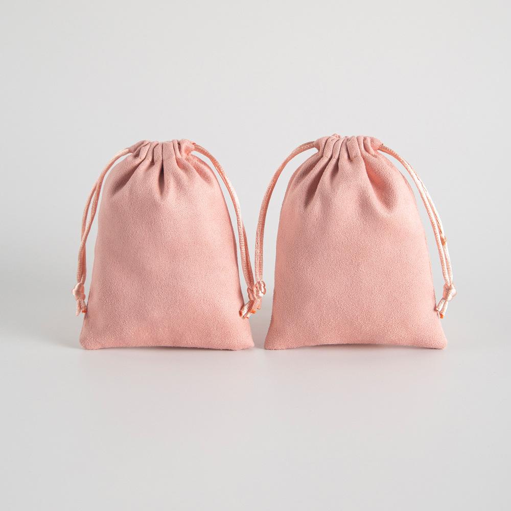 

10 шт. бархатных фланелевых мешочков на шнурке, маленькие подарочные сумки для ювелирных изделий 5x7 см, 7x9 см, 8x10 см, рождественские свадебные сувениры для гостей, мешочки для конфет 13x18cm-10 PCS розовый