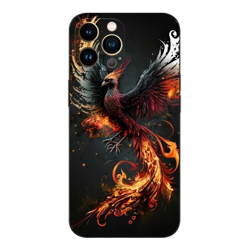 

Чехол для телефона «Феникс» для iPhone Samsung Galaxy Redmi Xiaomi Oppo OnePlus Note SA 7 8 9 10 11 12 13 14 20 21 22 23 53 54 Pro Max Plus Ultra TPU Soft Xiaomi Redmi Note 8 Pro