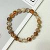 Women Natural Crystal Beaded Bracelets 8mm 10mm 12mm Round Yoga Bead Stretch Bangle Handmade DIY Jewelry Gift