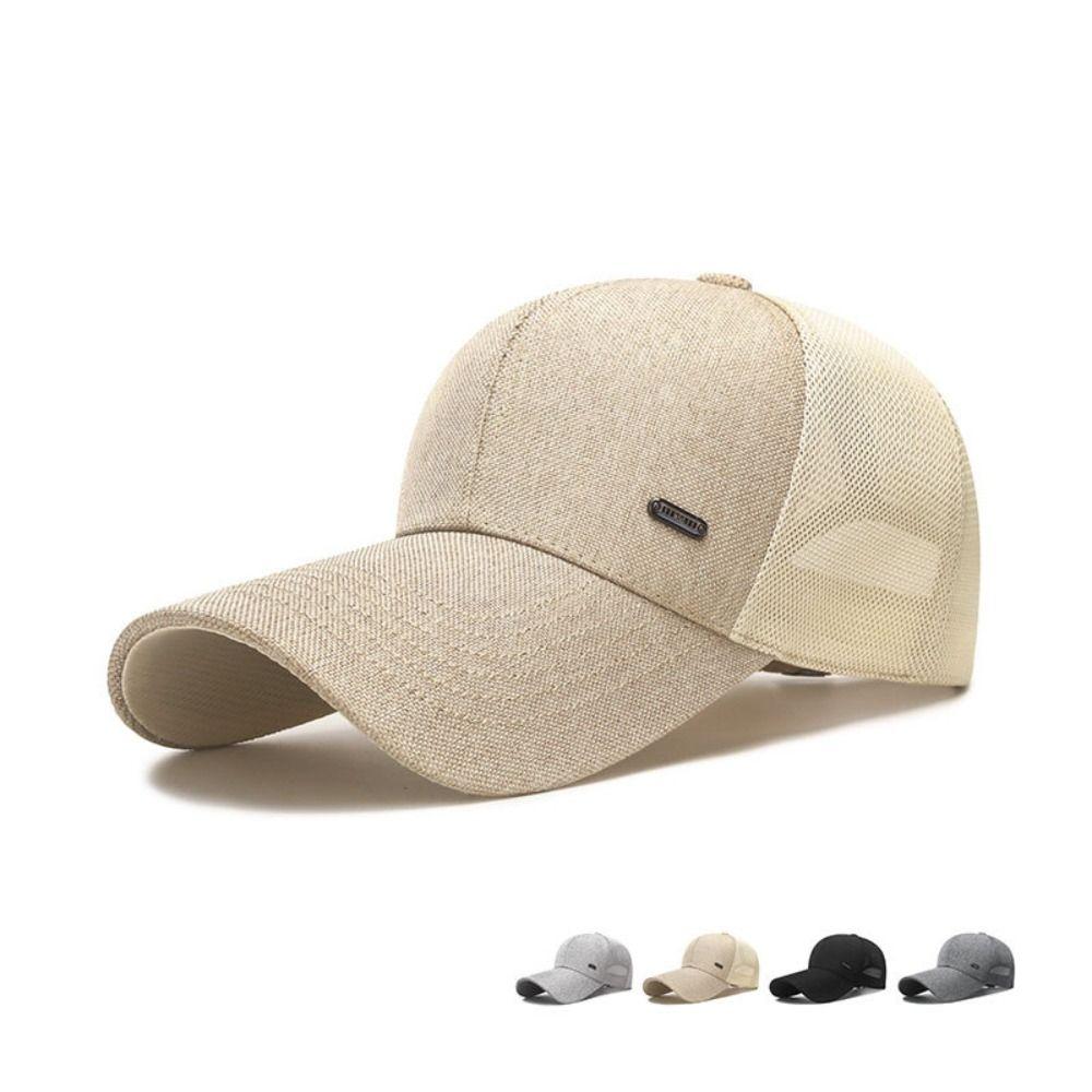 

Mesh Sun Hat Breathable Trucker Cap Fashion Baseball Cap for Men Women