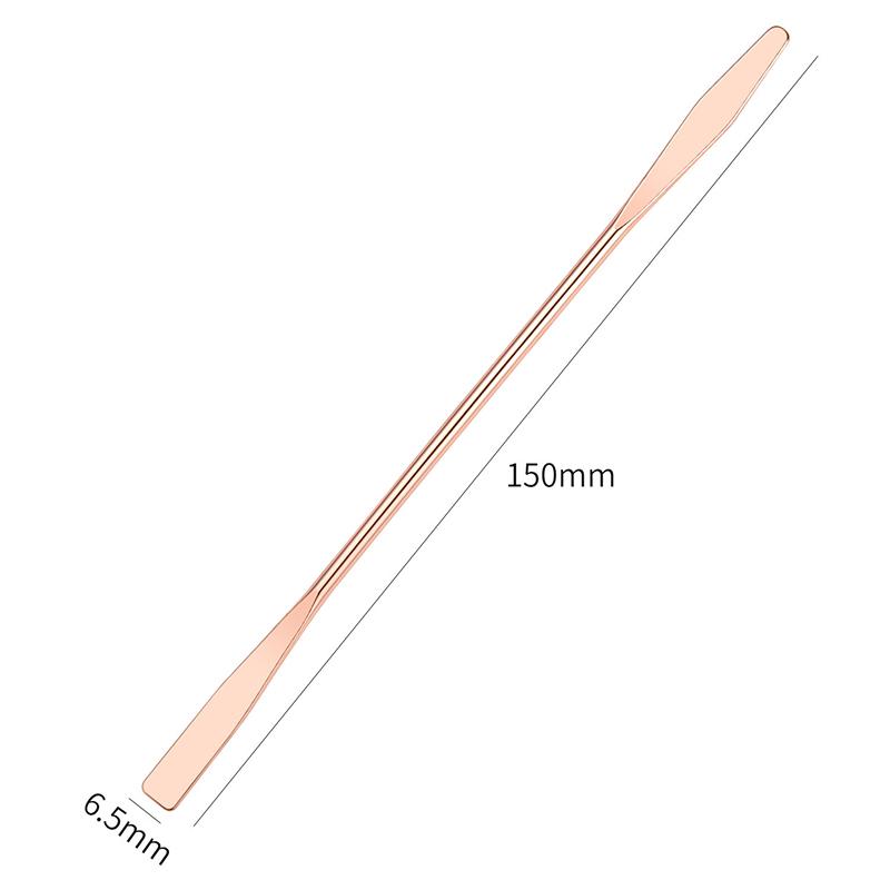 Nehtové umění Oční stíny Krémová míchací tyčinka Nerezová kovová gelová míchací nástroj Špachtle Pin Nehtové doplňky a pigmenty Míchací nástroje