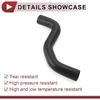 1 Pcs Radiator Coolant Hose for Toyota Tacoma 3.4L 1995-2004 for Toyota 4Runner 3.4L 1996-2002 Upper Heater Hose No.1657107030 Black Rubber