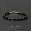Handmade Opal Beaded Bracelet, Elastic Stretch Rope Natural Gemstone Bead Bangle Jewelry