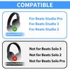 Adhiper Silicone Sweat Headband Cover for Beats Studio Pro & Studio 3 Headphones, Silicone Cover Headphone Cover Accessories for Beats Studio Pro,