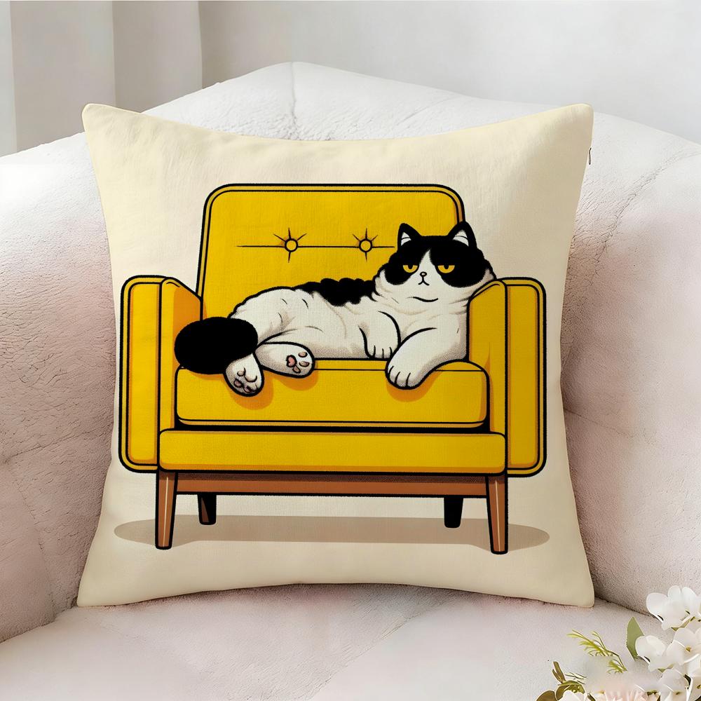 Love Cats Home Decor Pictures Pillow Case Pillowcase Doublesided Printed Sofa Cushion Bedroom Headboard Pillow