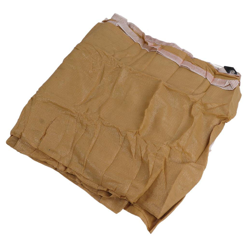 UV Block Shade Sail Thicken Slotting Sun Shade Sail for Villa Courtyard Outdoor Beige