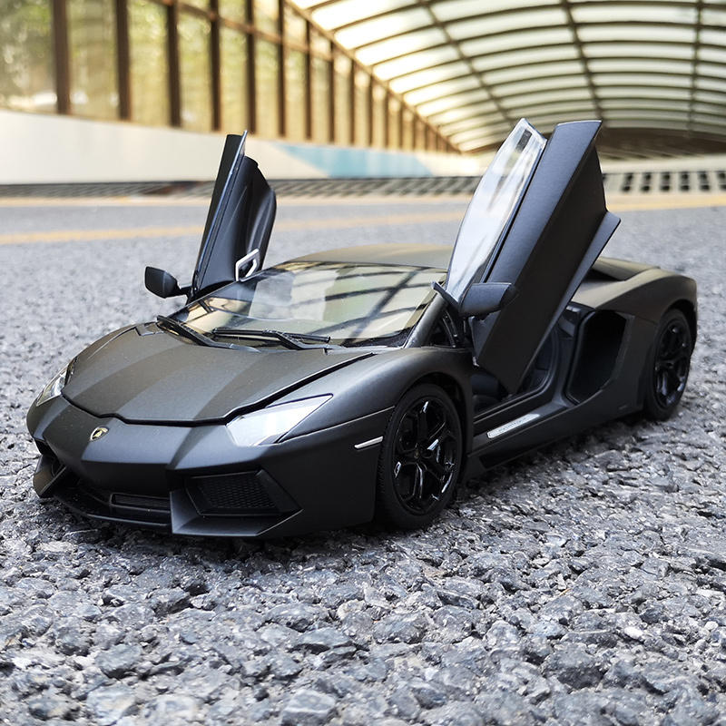 WELLY 1/24 Lamborghini Aventador LP700-4 Alloy Sports Car Model Diecast Metal Racing Car Vehicles Model Simulation Kids Toy Gift