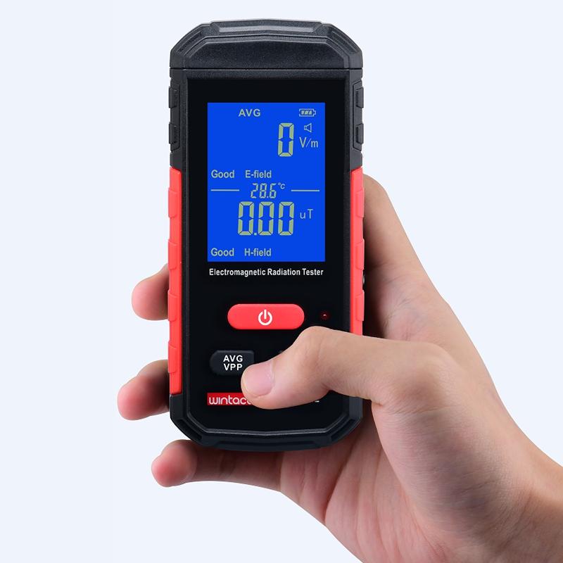 WT3122 Electromagnetic Field Radiation Detector Digital LCD EMF Meter Rechargeable Counter Emission Dosimeter Computer Tester