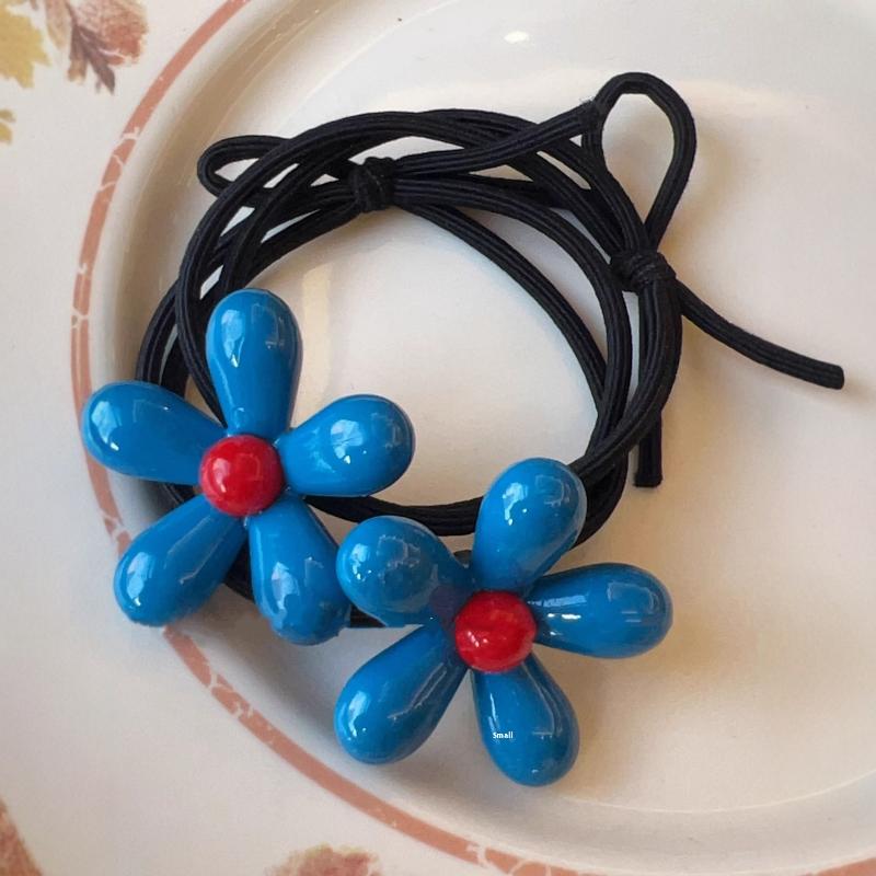 Sky Blue Flower Hair Claw Clips Sweet Girls Clamp Barrettes Exquisite Elegance Shark Crab Clips Women Hair Accessoires