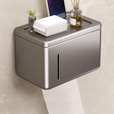Napkin Storage Box Wall Mounted Waterproof Toilet Paper Holder Non-drilled Easy Installation Bathroom Organizer