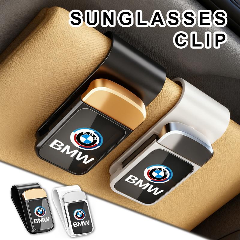 MLKB2 Car Sun Visor Sunglasses Holder Storage Glasses Clip Accessories For BMW M M2 M3 M4 M5 M6 E46 E90 E60 F30 E39 X1 X3 X4 X5