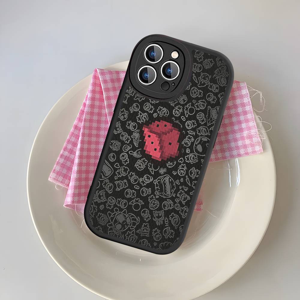 Game The Binding Of I-Isaac For IPhone 16 15 14 13 12 11 Pro Max Plus Shockproof Leather Soft Phone Cover