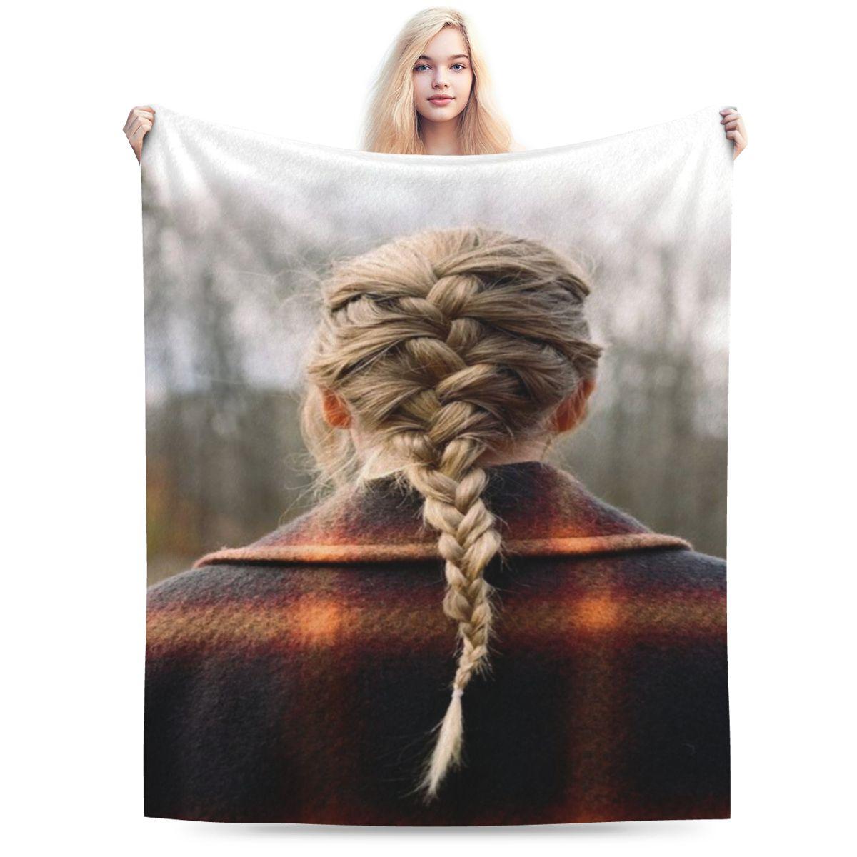 Evermore Album Cover Design Custom Warm Gift An UltraSoft Micro Fleece Blanket 75x100cm 30x40in