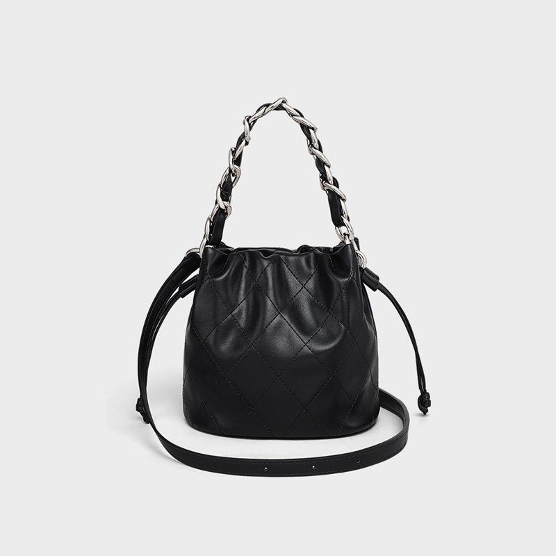 

Сумка-ведро Весна/Лето Кожаная женская сумка Сумка через плечо Маленькая ручная сумка Senior Sense Сумка через плечо