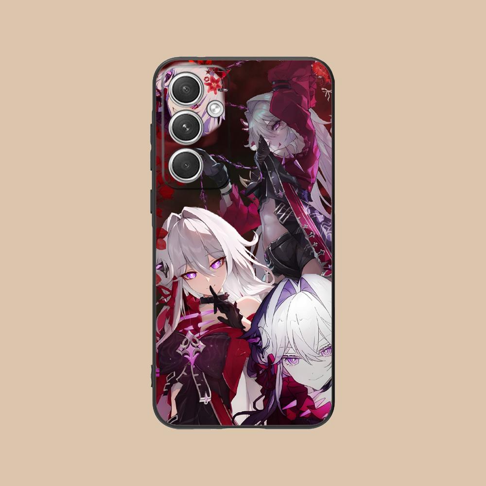 HSR Thelema Mattes TPU-Handyhülle für Samsung Galaxy S26 S25 S24 S23 S22 S21 S20 Note20 Plus FE Ultra Buntes Cover