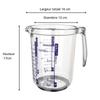 Measuring Cup 1L Made of High Quality Plastic Fackelmann Ref. 41355