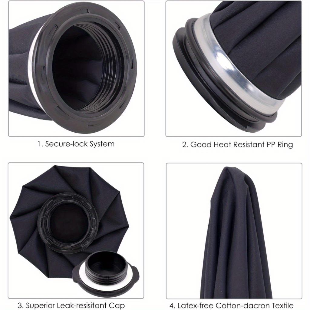 Ice Bag[6", 9" &11" ] Hot and Cold Reusable Ice Bag, Relief Heat Pack Reusable for Knee Head Leg/Perfect Gift For Birthday