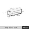 Clear Acrylic Jewelry and Cosmetics Storage Box with Lid