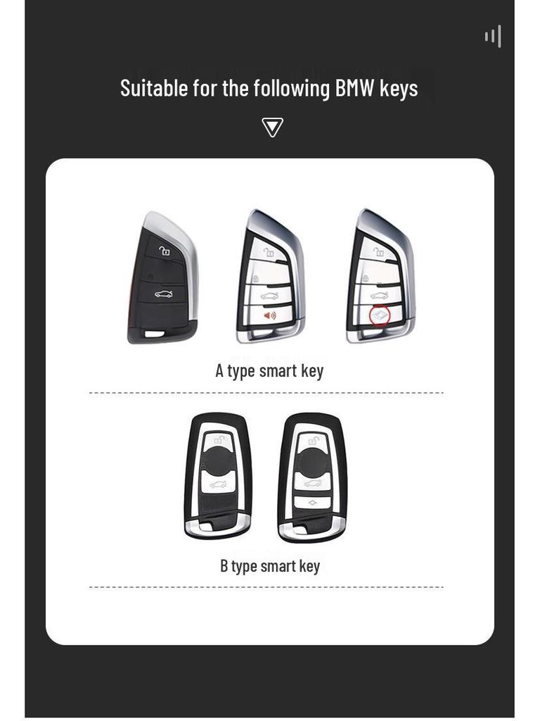 Key Cover for BMW 3 and 5 Series: Fits 19 Models Including 320Li, 318i, 523Li, 525