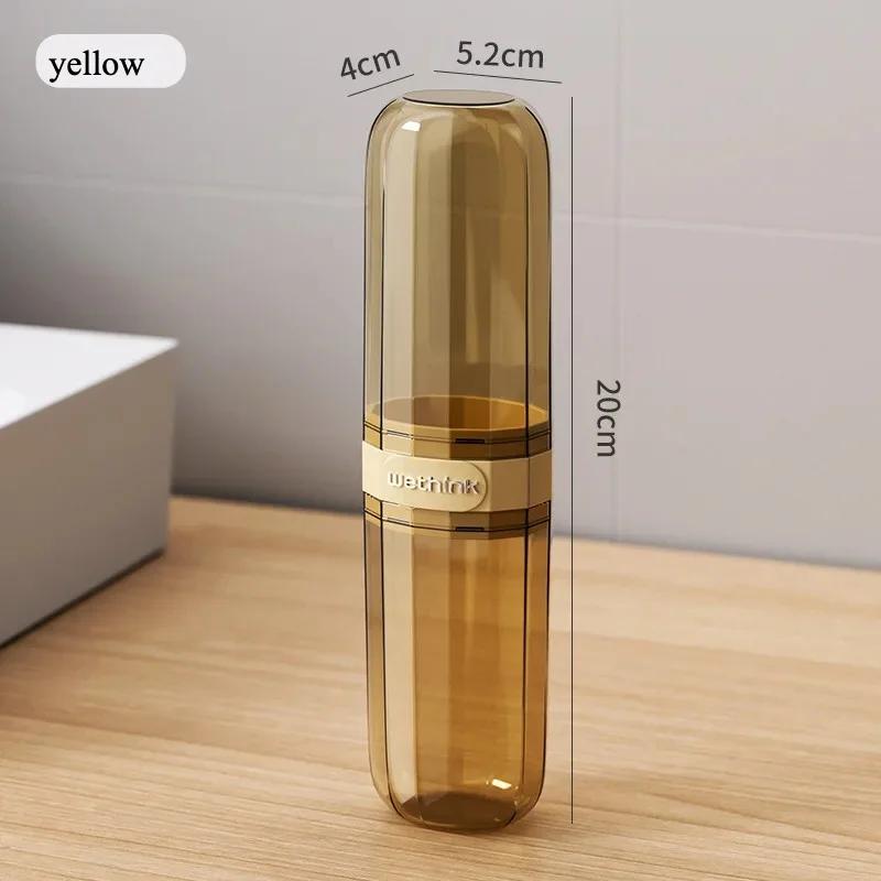 Toothbrush Travel Containers Transparent Portable Toothbrush Case Outdoor/business Trip/travel Acessories