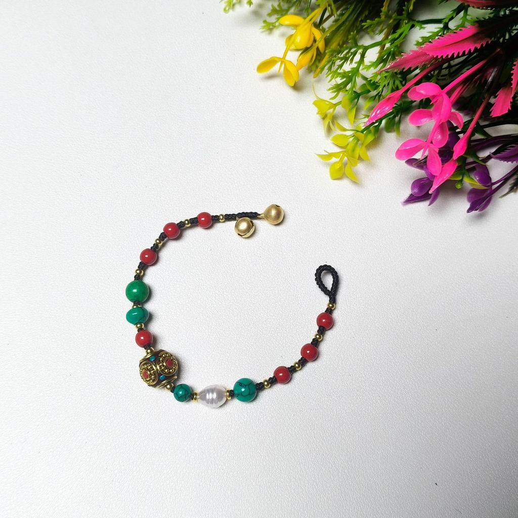 Guochao Ethnic Handmade Woven Bracelet: High-End Cold Style for Women and Couples