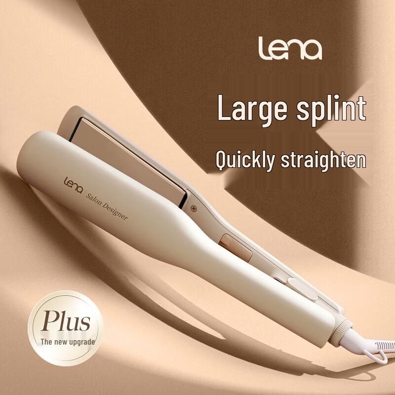 Lena 907S Lengthened & Widened Hair Straightener with Negative Ions CN plug (adapter included)