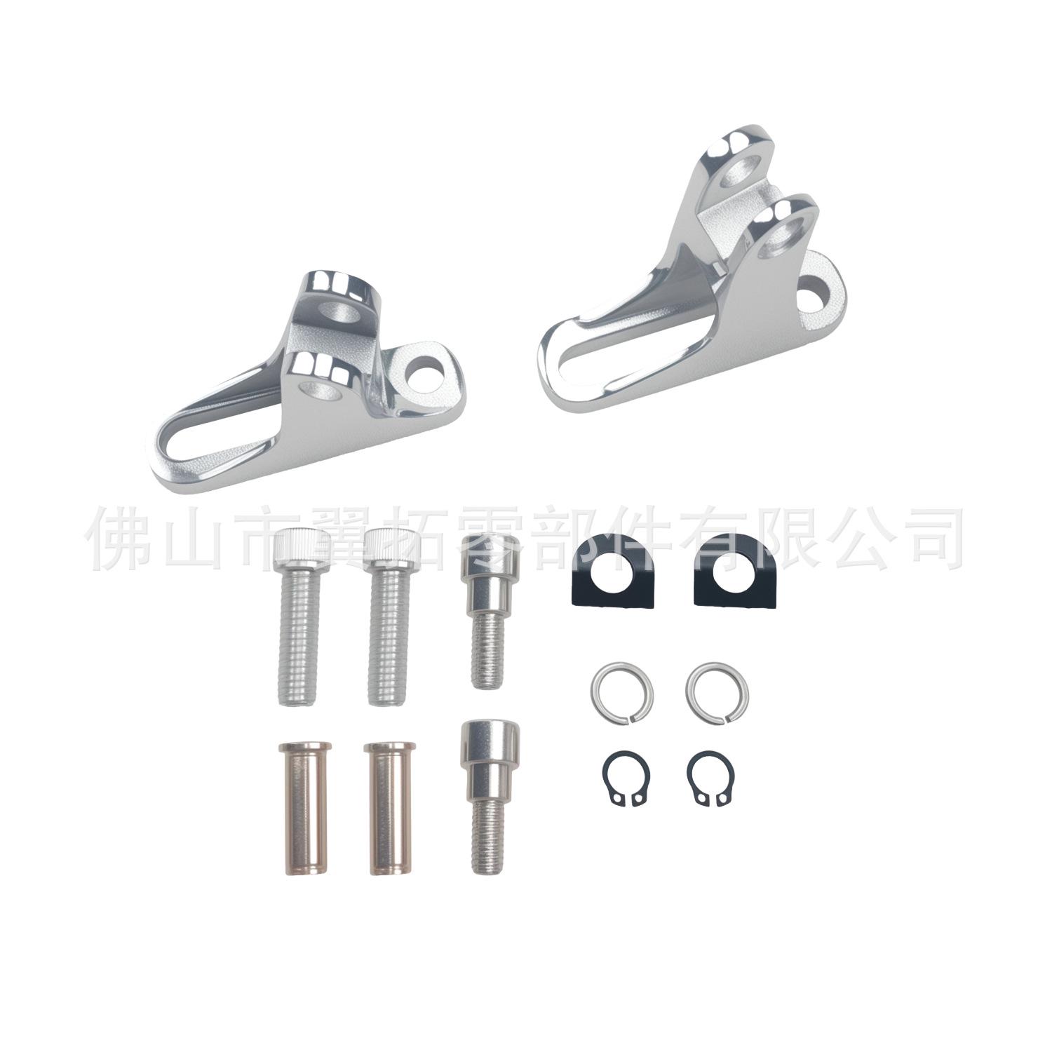 

Harley Touring Passenger Footpegs for 1993-2024 Road King, Road Glide, Street Glide, Flagship Glide.