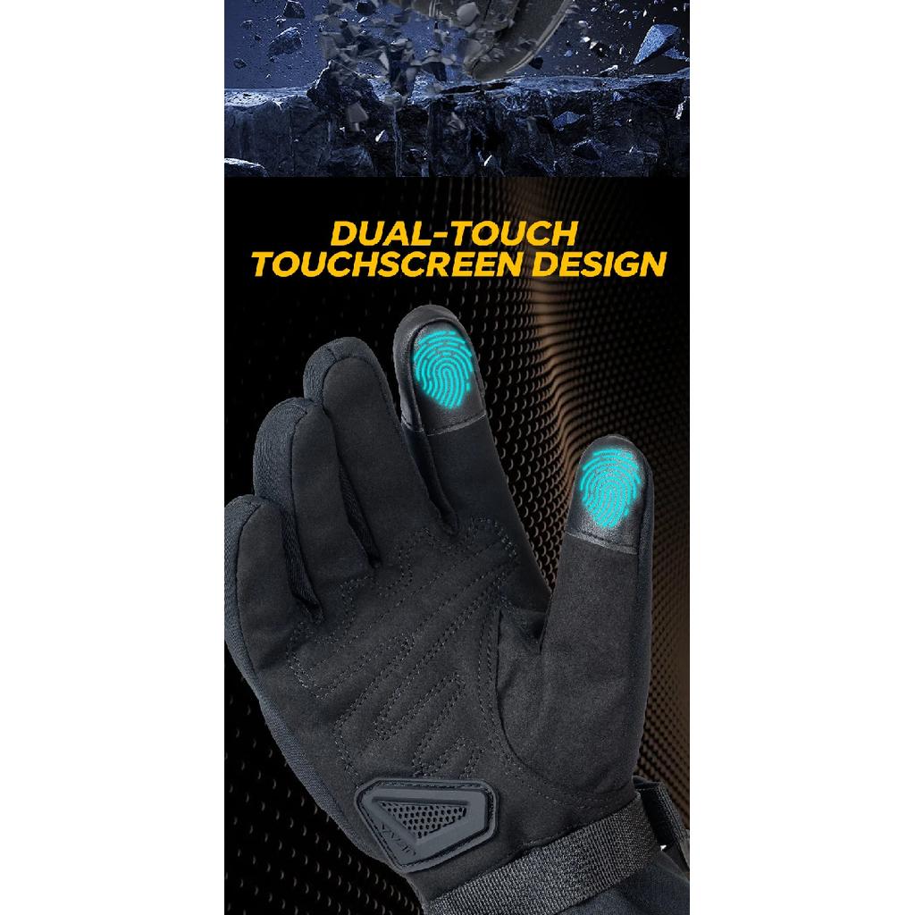 Winter Motorcycle Gloves Men Women Motorbike Thermal Gloves Waterproof Outdoor Sports Biker Riding Adventure Moto Travel Gloves