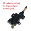 Oil Foot Brake Pump For Dirt Pit Bike ATV Motorcycle Rear Foot Brake Cylinder Pump Auto Car Boat Mot