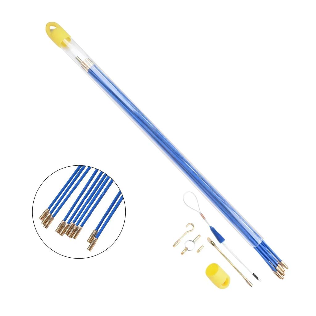 Cable Electrical Fishing Tape Cable Entry Kit 4 X Brass Push-pull Rods Good Insulation Tool Electrician Tie Rod