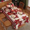 Christmas Tablecloth Holiday Wedding Party Table Cover Festive Craft Decor