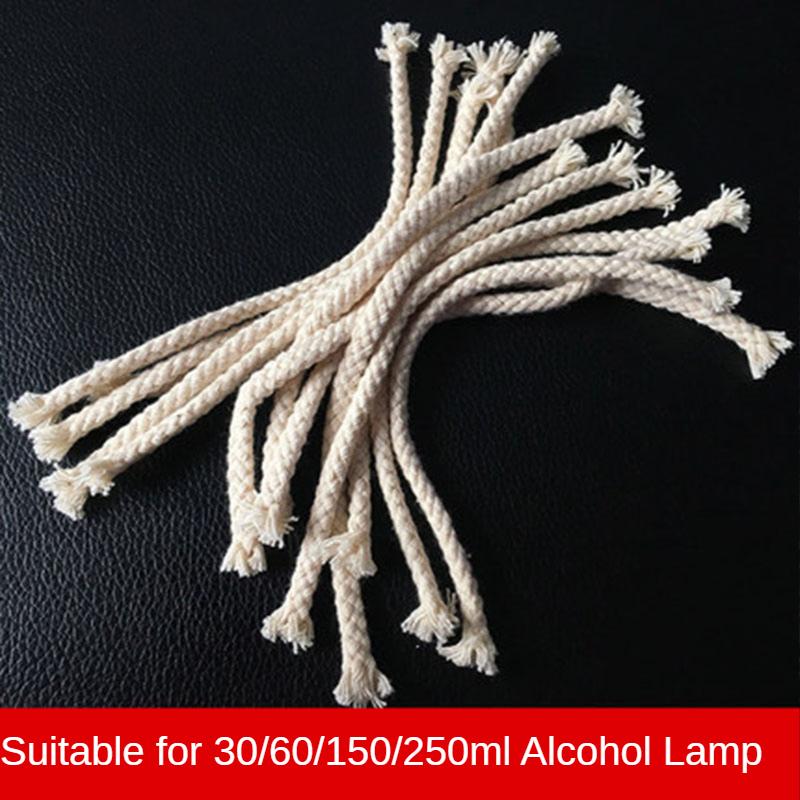 1M Alcohol Lamp Cotton Wick Pure Cotton Resistant To Burning for Kerosene Lamp Torch Oil Wine Bottle Laboratory Alcohol Wick