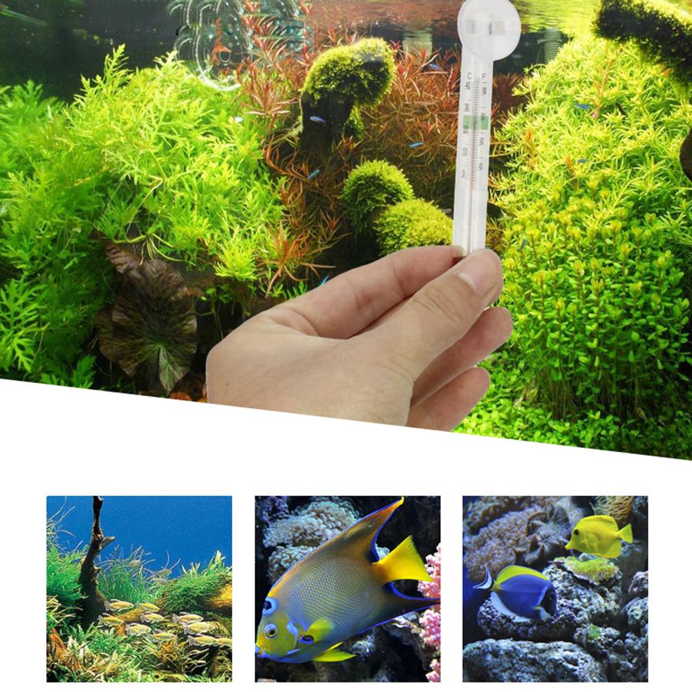 Floating Temperature Gauge Long Aquarium Temperature Gauges Household Floating Water Temperature Monitor for Aquarium Fish Tanks