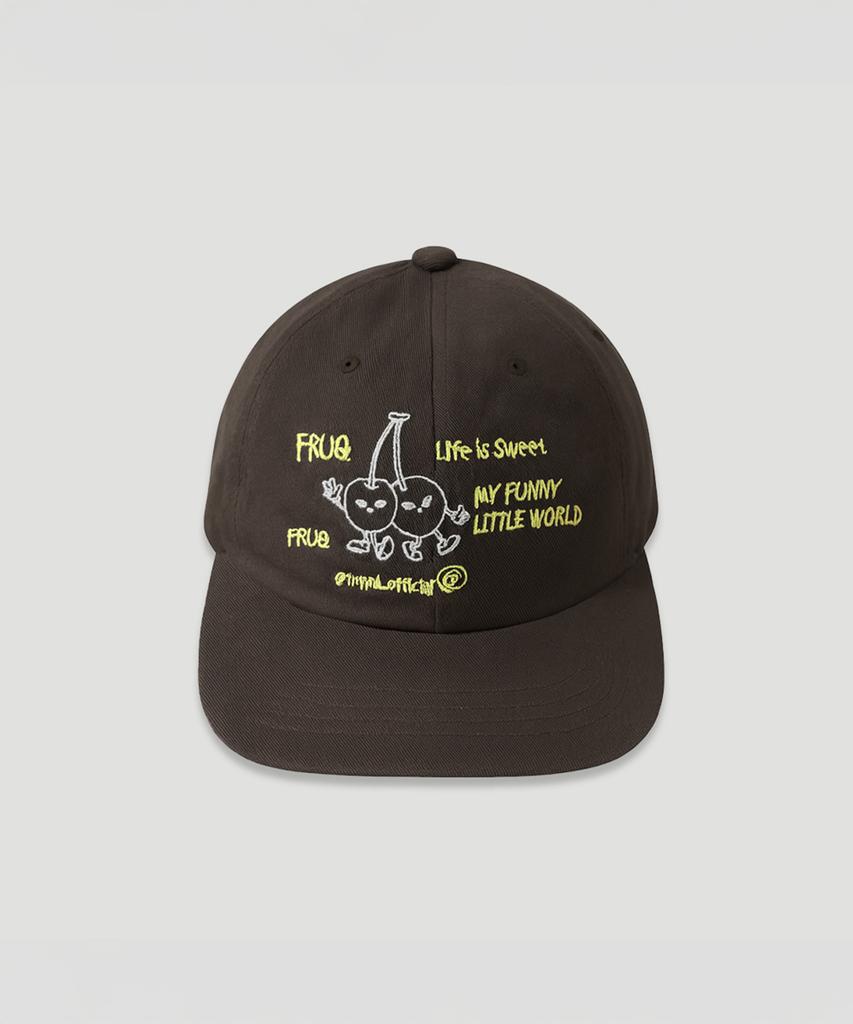 Peuluaen Fru&Fruit Line Cap_Brown