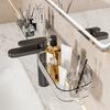 Kitchen Sink Faucet Organizer Storage Rack Strong Load-bearing Easy To Install Suction
