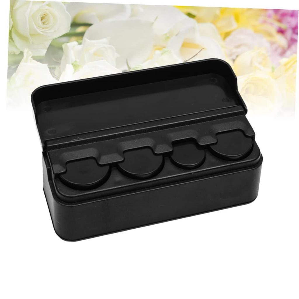 Box Coin Storage Case Car Coin Holder Car Coin Storage Organizer Drawer Storage Organizer Car Coin Holder Black JEWEDECO